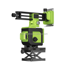 Laser level 3D green beam  12 lines 360 degree cross line self leveling automatic leveling with Hard Case for construction